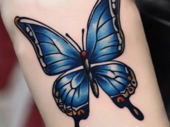 8 Unique Blue Butterfly Tattoo Ideas And Designs